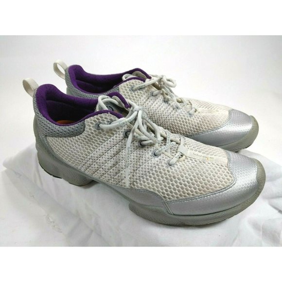 ECCO WOMEN'S BIOM NATURAL MOTION WHITE GRAY 9 - Picture 1 of 9